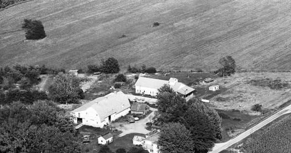 Vintage Aerial photo from 1963 in Marion County, OH
