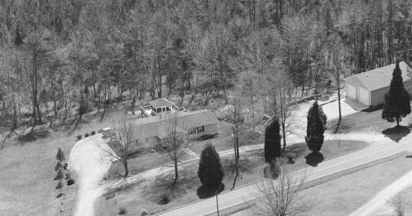 Vintage Aerial photo from 1997 in Chatham County, NC
