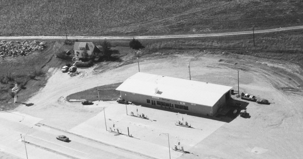 Vintage Aerial photo from 1994 in Cedar County, NE