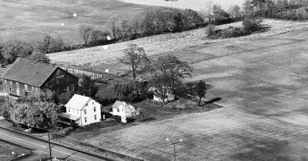 Vintage Aerial photo from 1964 in Cumberland County, PA