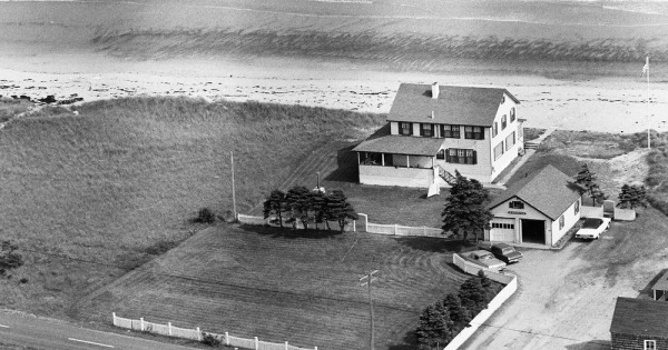 Vintage Aerial photo from 1969 in York County, ME