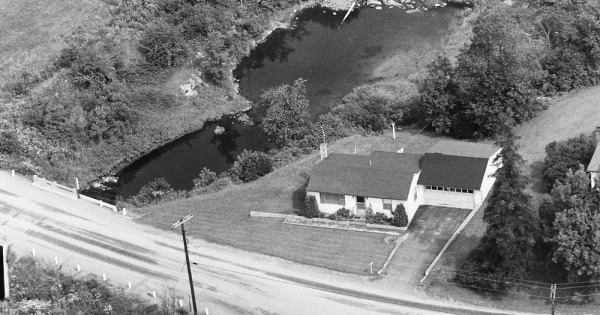 Vintage Aerial photo from 1969 in York County, ME