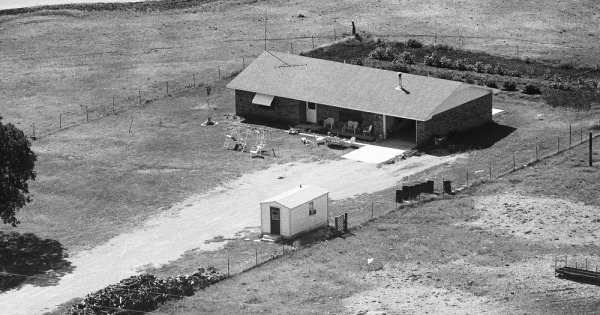 Vintage Aerial photo from 1987 in Garvin County, OK