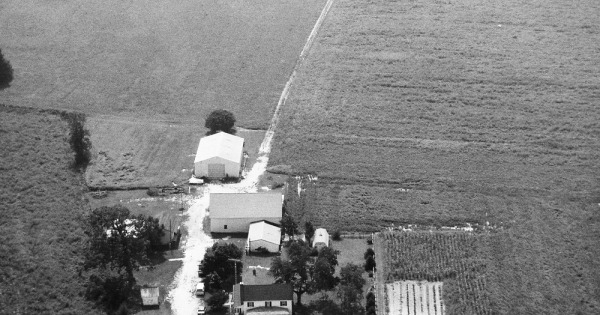 Vintage Aerial photo from 1991 in Wicomico County, MD