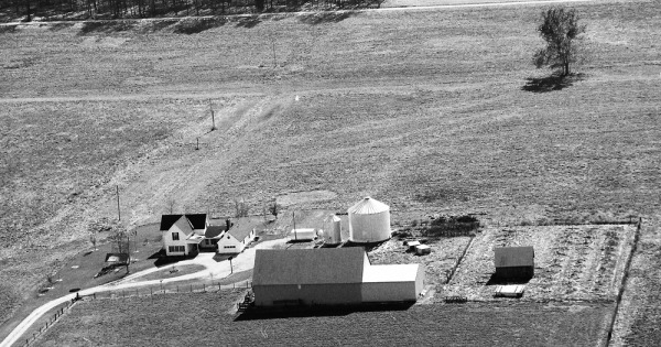 Vintage Aerial photo from 1993 in Washington County, IN