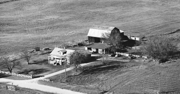 Vintage Aerial photo from 1981 in Ogemaw County, MI