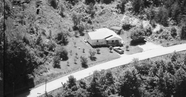 Vintage Aerial photo from 1984 in Magoffin County, KY