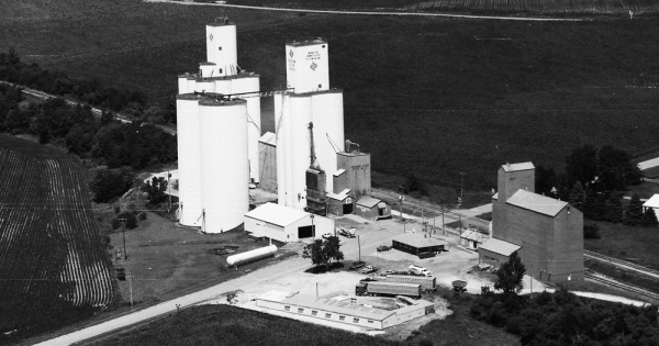 Vintage Aerial photo from 1993 in Carroll County, IA