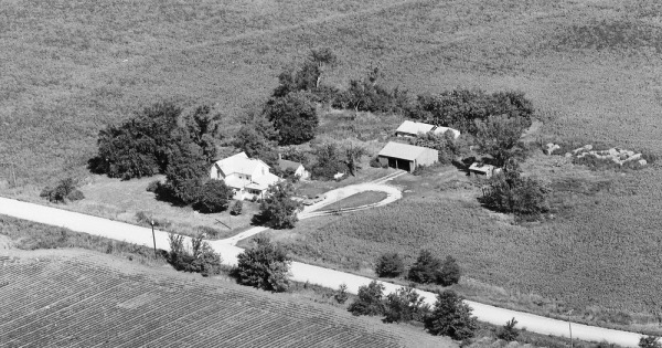 Vintage Aerial photo from 1978 in Franklin County, KS