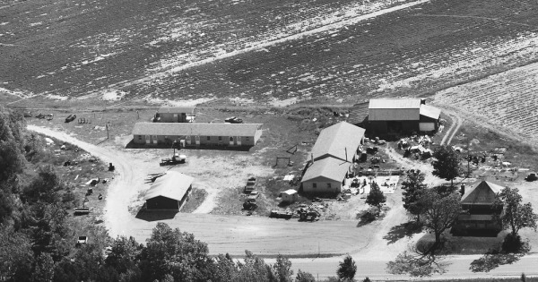 Vintage Aerial photo from 1989 in Leelanau County, MI