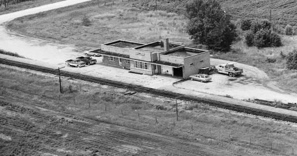 Vintage Aerial photo from 1978 in Appanoose County, IA