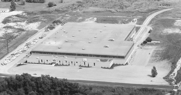 Vintage Aerial photo from 1965 in White County, IN