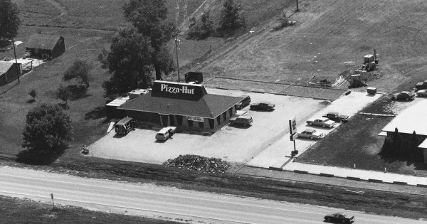 Vintage Aerial photo from 1990 in Wayne County, NE