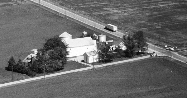 Vintage Aerial photo from 1990 in Marion County, OH