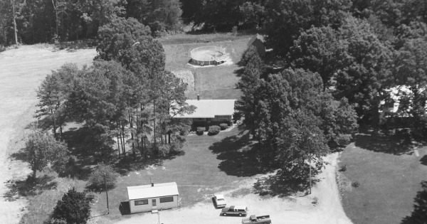 Vintage Aerial photo from 1996 in Charlotte County, VA