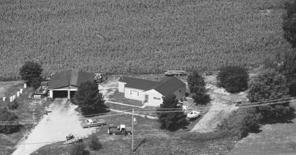 Vintage Aerial photo from 1983 in Grundy County, IL