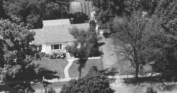 Vintage Aerial photo from 1985 in Polk County, WI