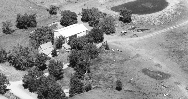 Vintage Aerial photo from 1988 in Chariton County, MO