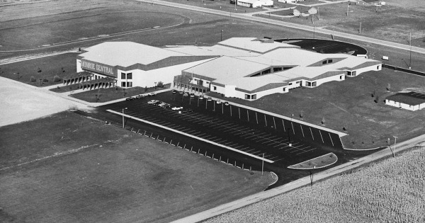 Vintage Aerial photo from 1982 in Randolph County, IN