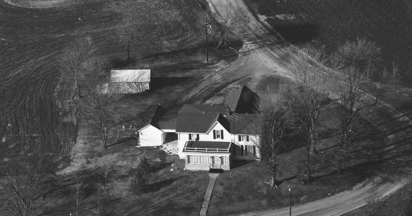Vintage Aerial photo from 1980 in Hardin County, KY