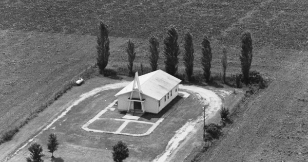 Vintage Aerial photo from 1981 in Benton County, MO