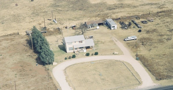 Vintage Aerial photo from 1995 in Gaines County, TX