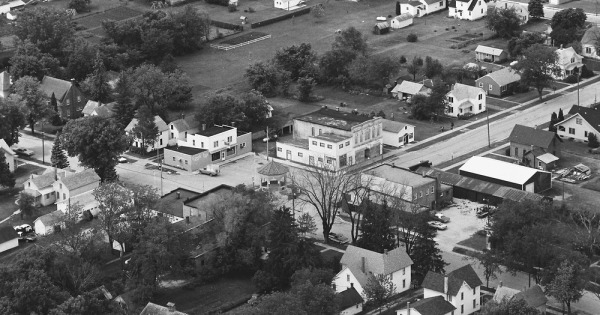 Vintage Aerial photo from 1980 in Winneshiek County, IA