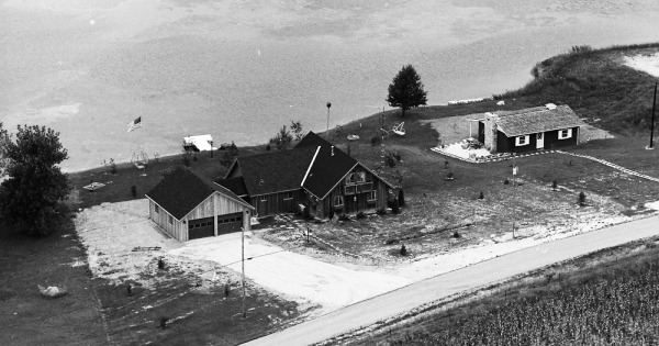Vintage Aerial photo from 1971 in Randolph County, IN