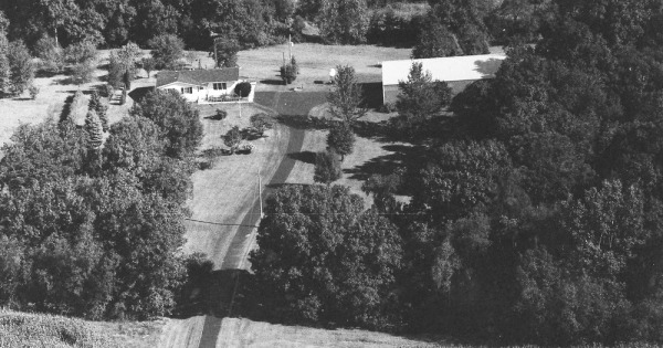 Vintage Aerial photo from 1993 in Porter County, IN