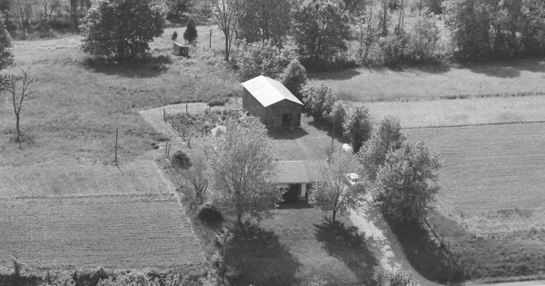 Vintage Aerial photo from 1980 in Spencer County, KY