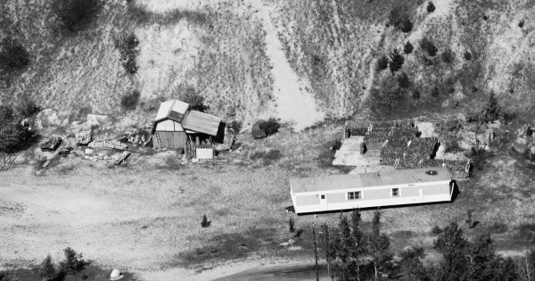 Vintage Aerial photo from 1989 in Leelanau County, MI