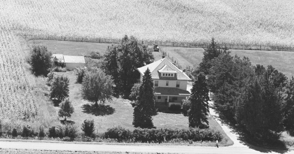 Vintage Aerial photo from 1979 in Saunders County, NE