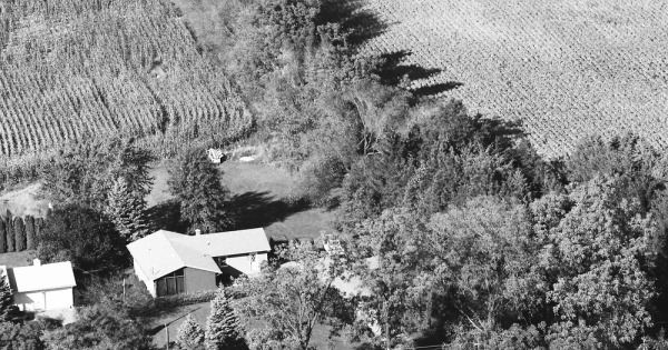 Vintage Aerial photo from 1984 in Monroe County, NY
