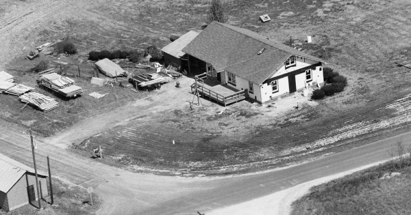 Vintage Aerial photo from 1997 in Chatham County, NC