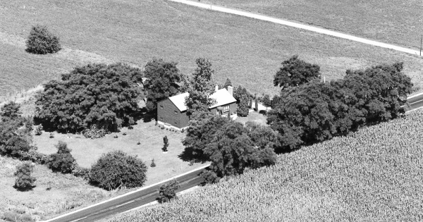 Vintage Aerial photo from 1974 in Clark County, OH