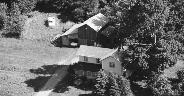 Vintage Aerial photo from 1986 in Cattaraugus County, NY