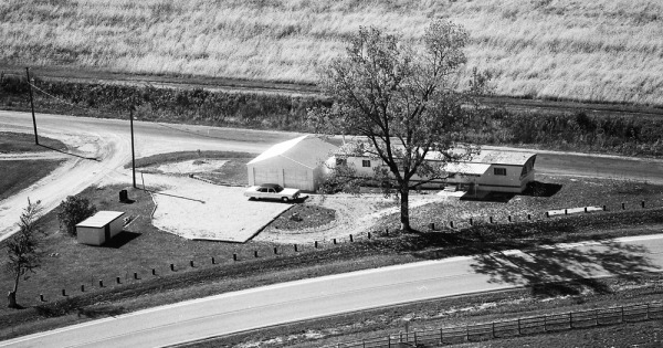 Vintage Aerial photo from 1976 in Randolph County, IL