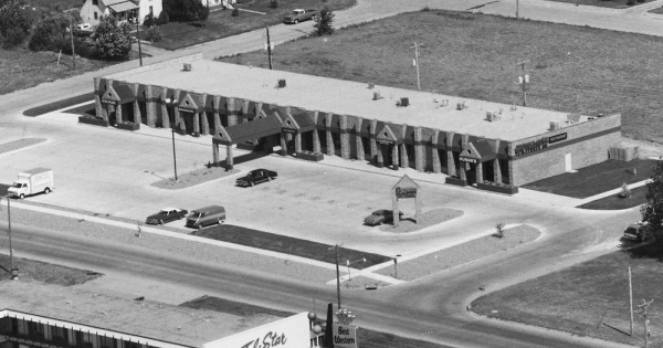 Vintage Aerial photo from 1984 in Buffalo County, NE