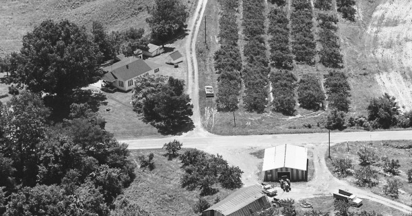 Vintage Aerial photo from -1986 in Obion County, TN