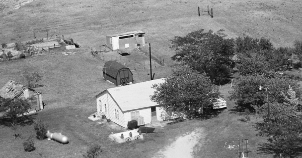 Vintage Aerial photo from 1987 in Garvin County, OK