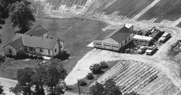 Vintage Aerial photo from -1986 in Burlington County, NJ