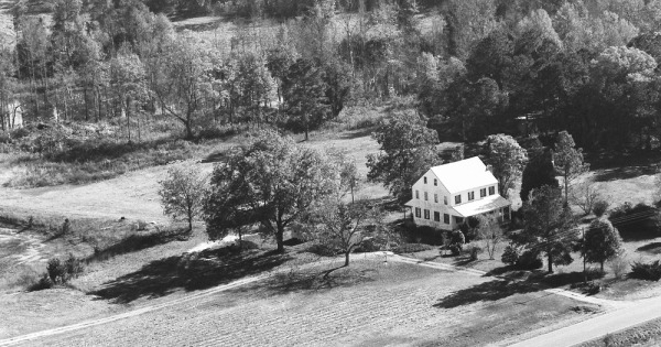 Vintage Aerial photo from 1983 in Screven County, GA