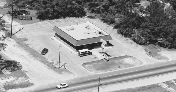 Vintage Aerial photo from 1984 in Effingham County, GA