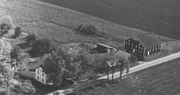 Vintage Aerial photo from 1966 in Adams County, PA