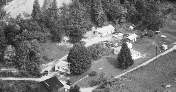 Vintage Aerial photo from 1984 in Fayette County, WV