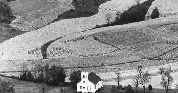 Vintage Aerial photo from 1972 in Baltimore County, MD