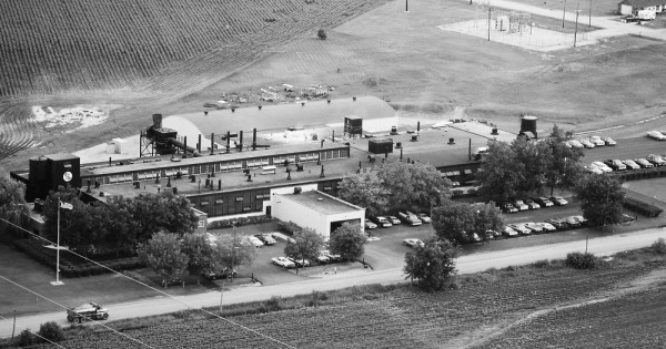 Vintage Aerial photo from 1978 in Columbia County, WI