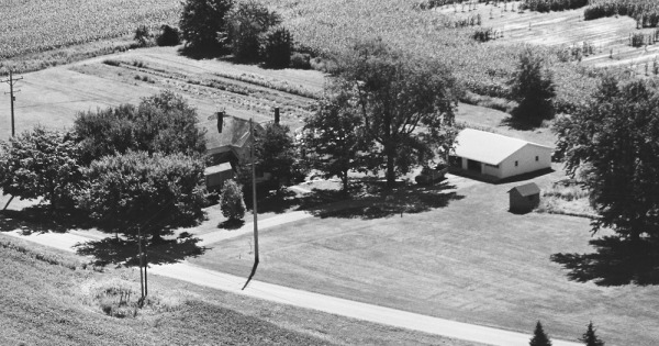 Vintage Aerial photo from 1981 in Lorain County, OH