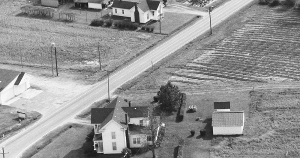 Vintage Aerial photo from 1994 in Hertford County, NC