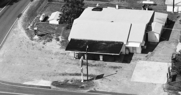 Vintage Aerial photo from 1985 in Wake County, NC